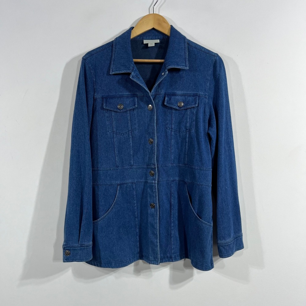 Appleseed VTG 90s Chore Coat Heritage Denim Jacket Button Front Women's Medium